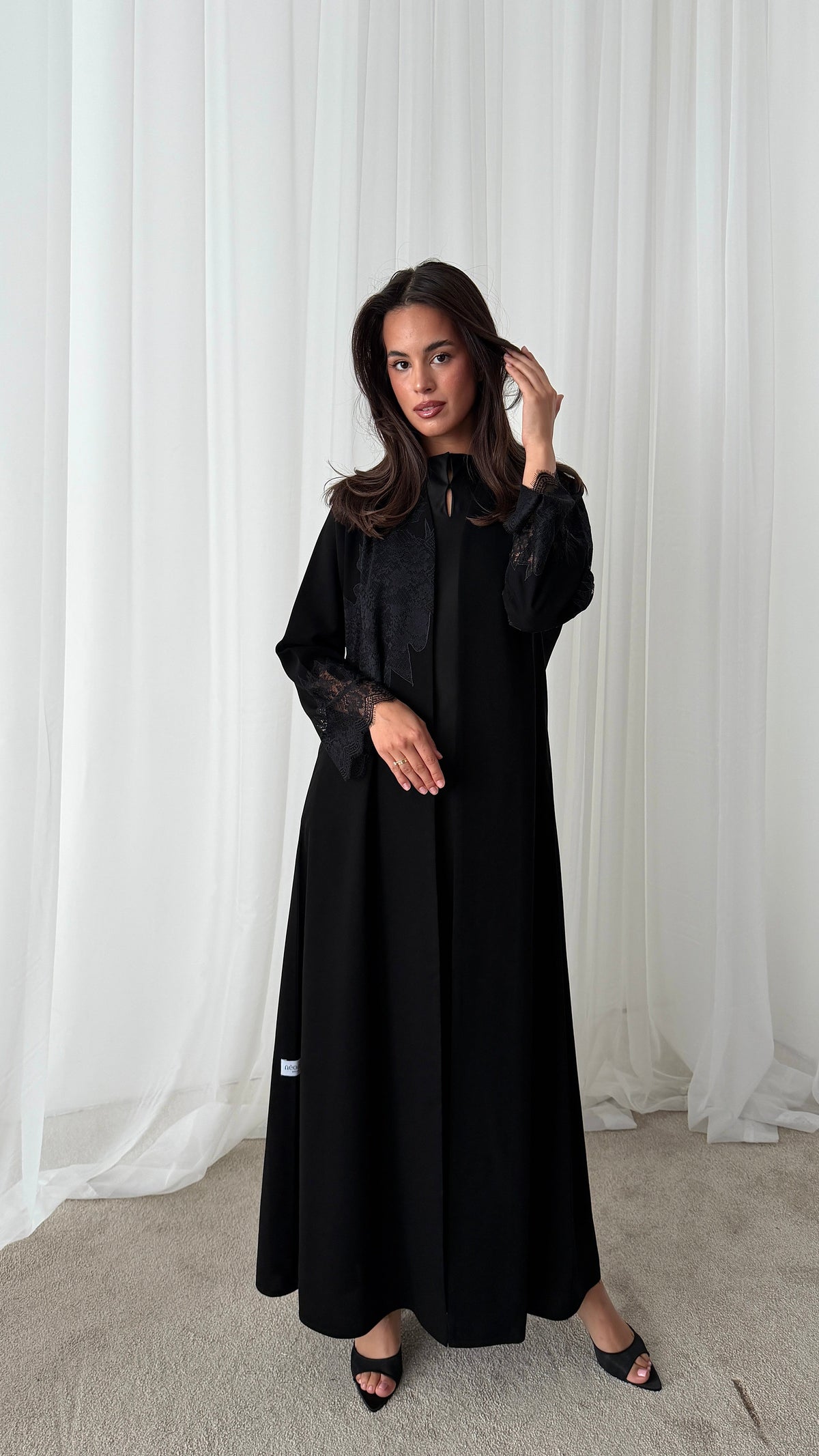Black Chapter Abaya 4