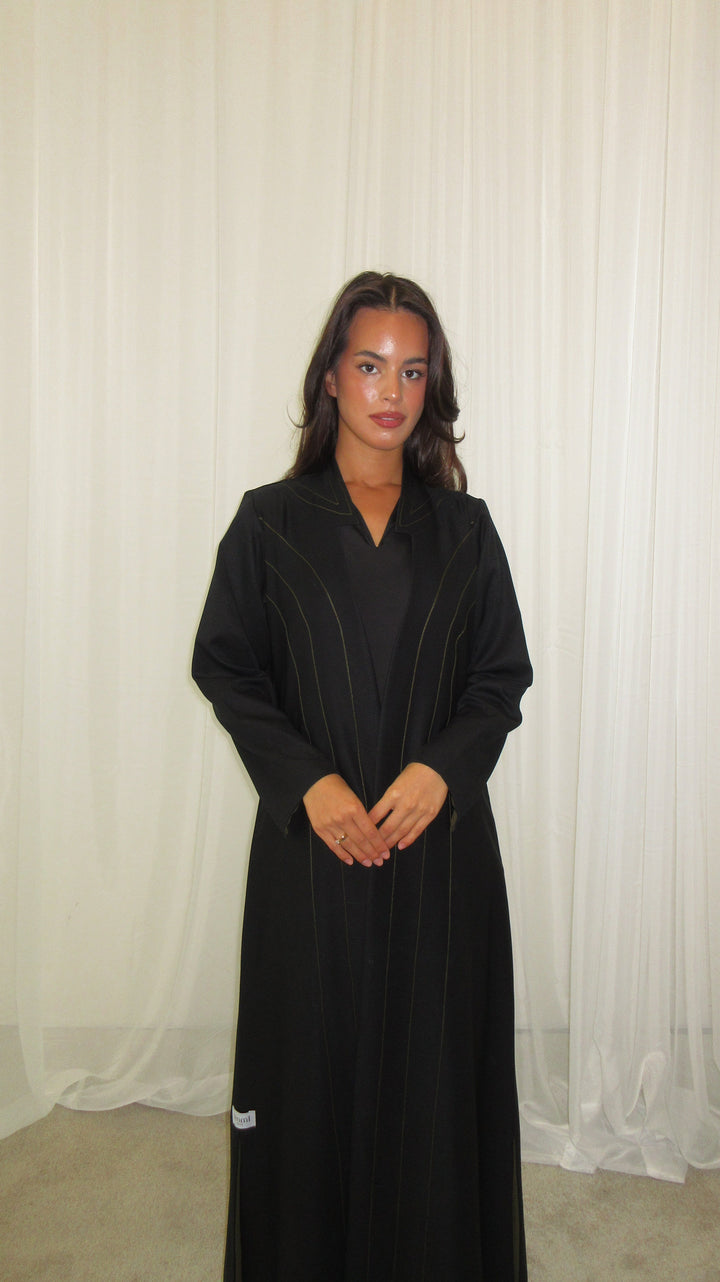 Black Chapter Abaya 5
